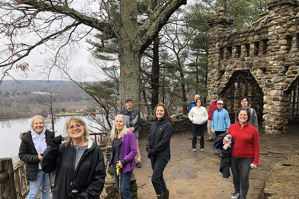 a group tour of the historic site